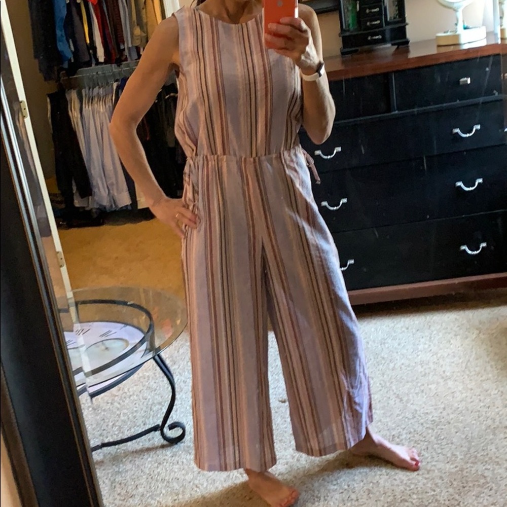 Cotton/Linen/Blend Jumpsuit - Picture 5 of 9